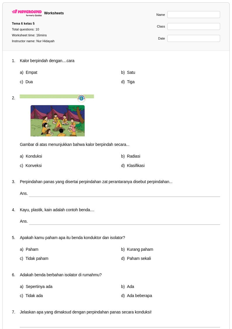 Bocoran 2026: Kumpulan Contoh Soal Buku Paket Tema 6 Kelas 4 Dijamin Membantu Siswa!