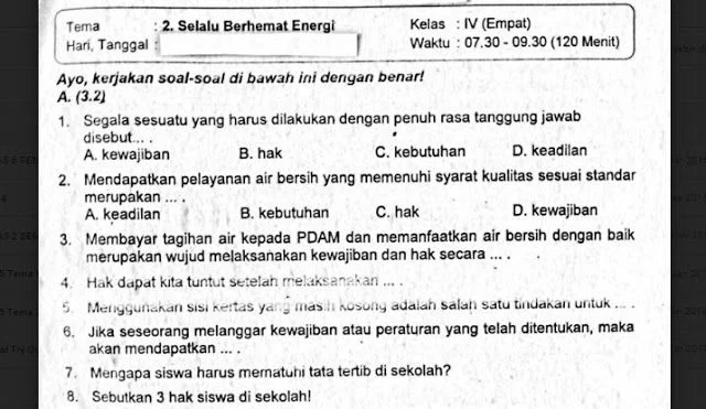 Rahasia Hemat Energi K13 Kelas 4 Terungkap: 5 Contoh Soal Berhemat yang Wajib Dikuasai