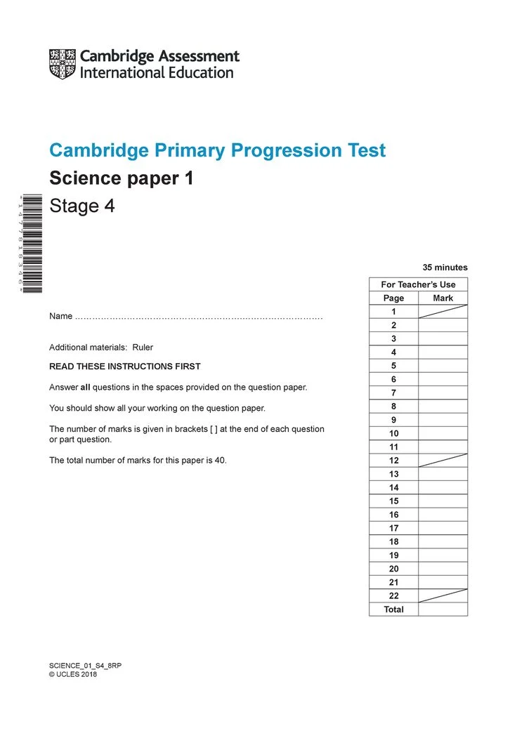 3 Contoh Soal Cambridge Progression Test Kelas 4 yang Wajib Dikuasai Sebelum PAT 2026