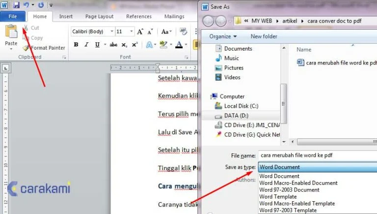 Sebelum Terlambat, 3 Cara Mengubah Dokumen Word 2010 ke Word 2007 Ini Wajib Dicoba (2026)