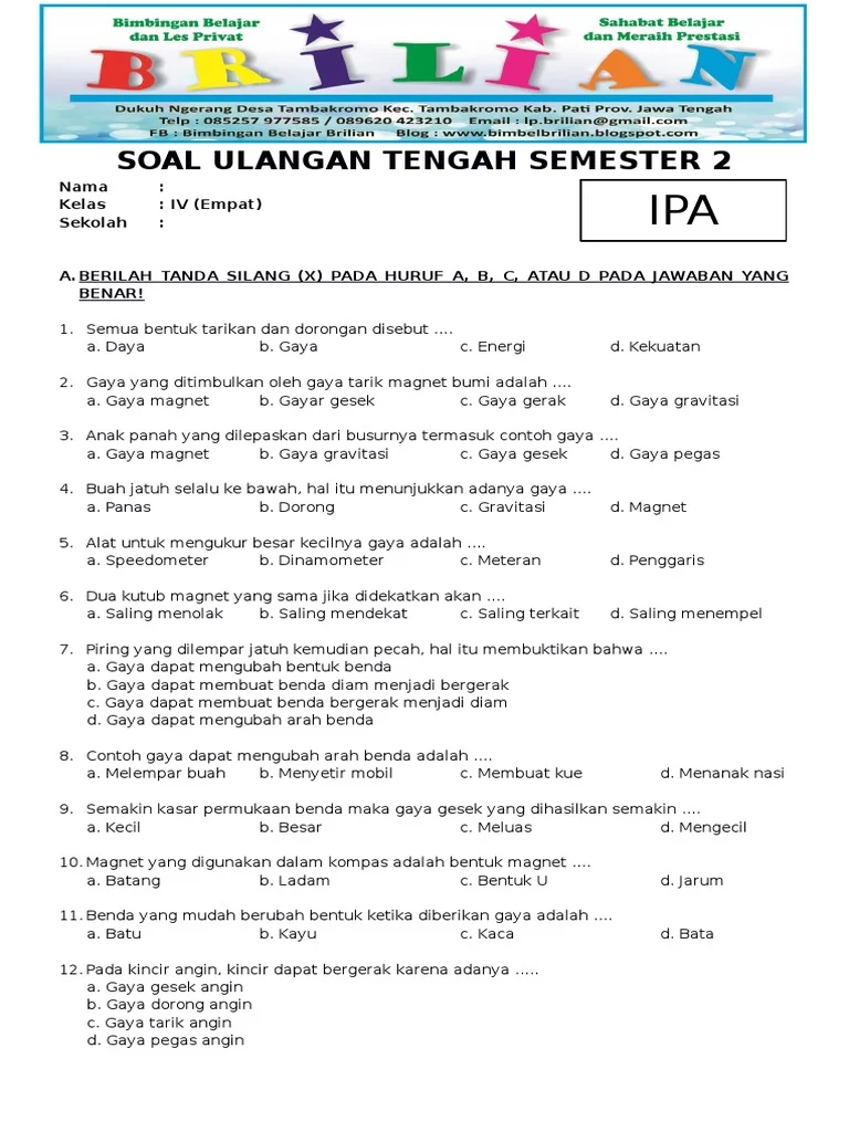Soal-Soal TIK Kelas 2 SD yang Menyenangkan