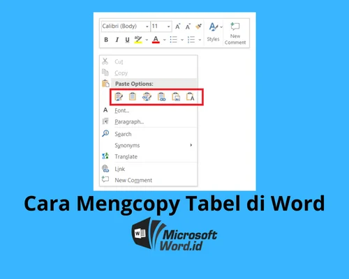 7 Cara Mengcopy Tabel ke Word di Excel Tanpa Ribet, Wajib Tahu!