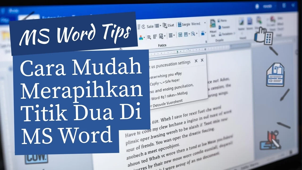 Cara Mudah Merapihkan Titik Dua di MS Word - YouTube Cara Mudah Merapihkan Titik Dua di MS Word - YouTube
