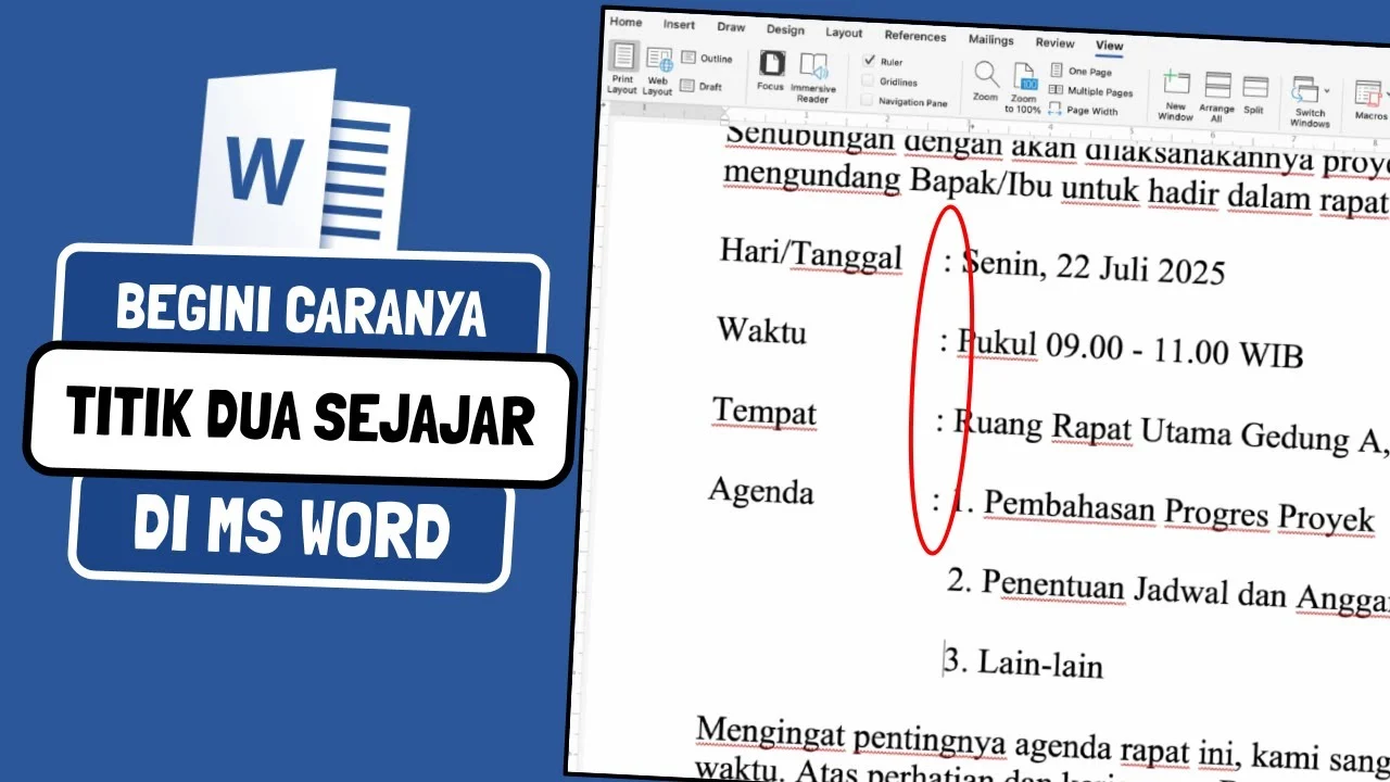 7 Cara Merapikan Titik Dua di Ms Word Agar Rapi Seperti Profesional, Ternyata Selama Ini Banyak yang Salah