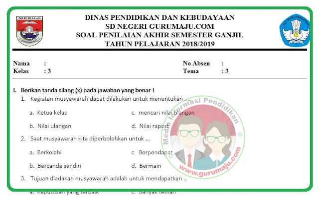 Ternyata Ini Kumpulan Soal Kelas 3 SD Kurikulum 2013 Revisi 2018 yang Bikin Anak Jago Bahasa Indonesia Tanpa Drama