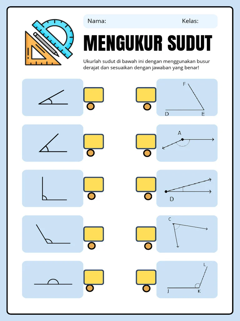 LKPD Mengukur dan Melukis Sudut Kelas 3 PDF LKPD Mengukur dan Melukis Sudut Kelas 3 PDF
