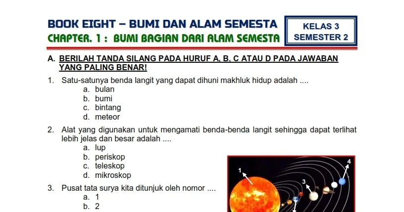 Detail Buku Siswa Kelas 3 Tema 8 Bumi Dan Alam Semesta Koleksi Nomer 30 Detail Buku Siswa Kelas 3 Tema 8 Bumi Dan Alam Semesta Koleksi Nomer 30