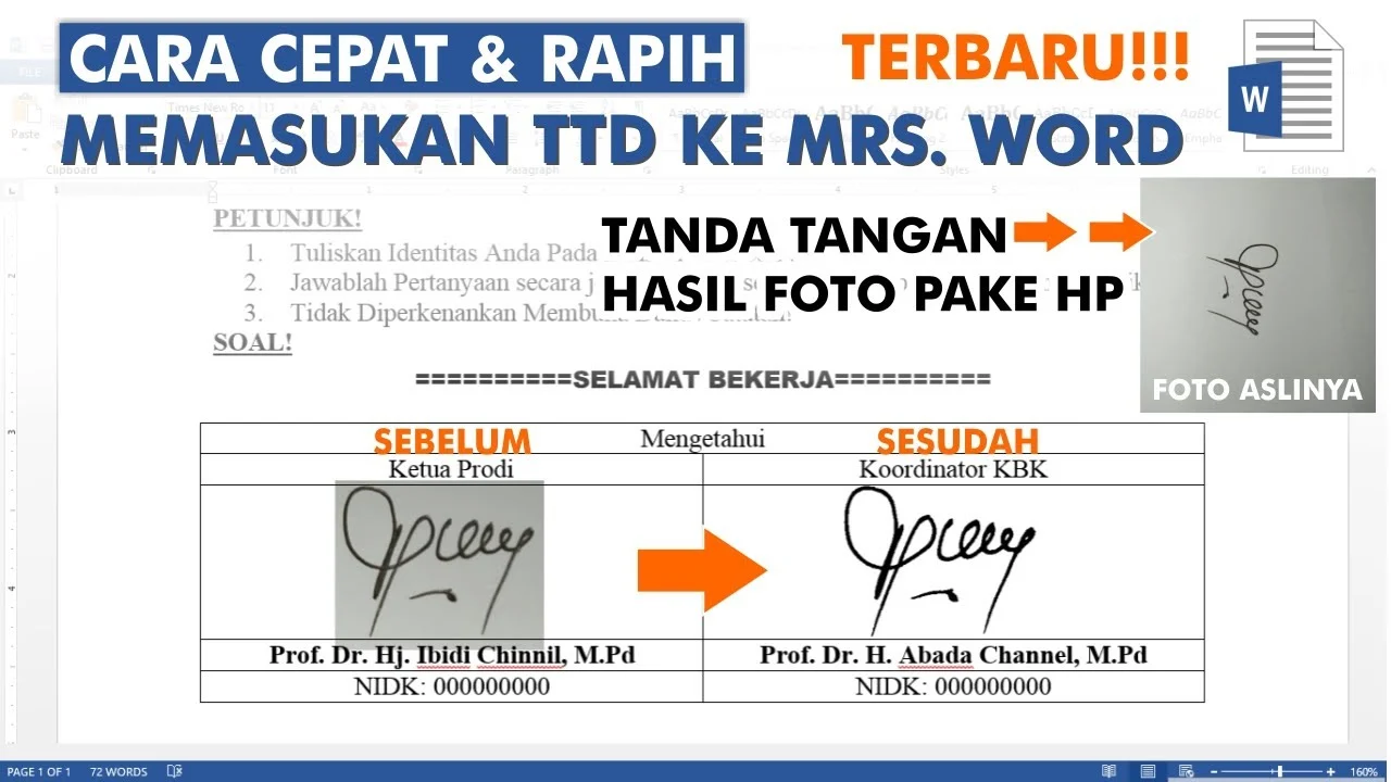 Ternyata Semudah Ini Cara Scan TTD ke Word dari Hasil Pindai Dokumen di 2026