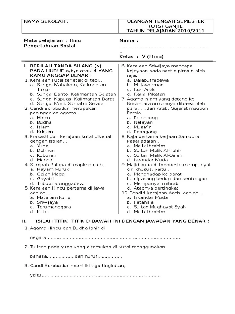 Rahasia Skor Sempurna Kerjakan Soal Agama Hindu Kelas 3 SD Semester 1 Terbaru