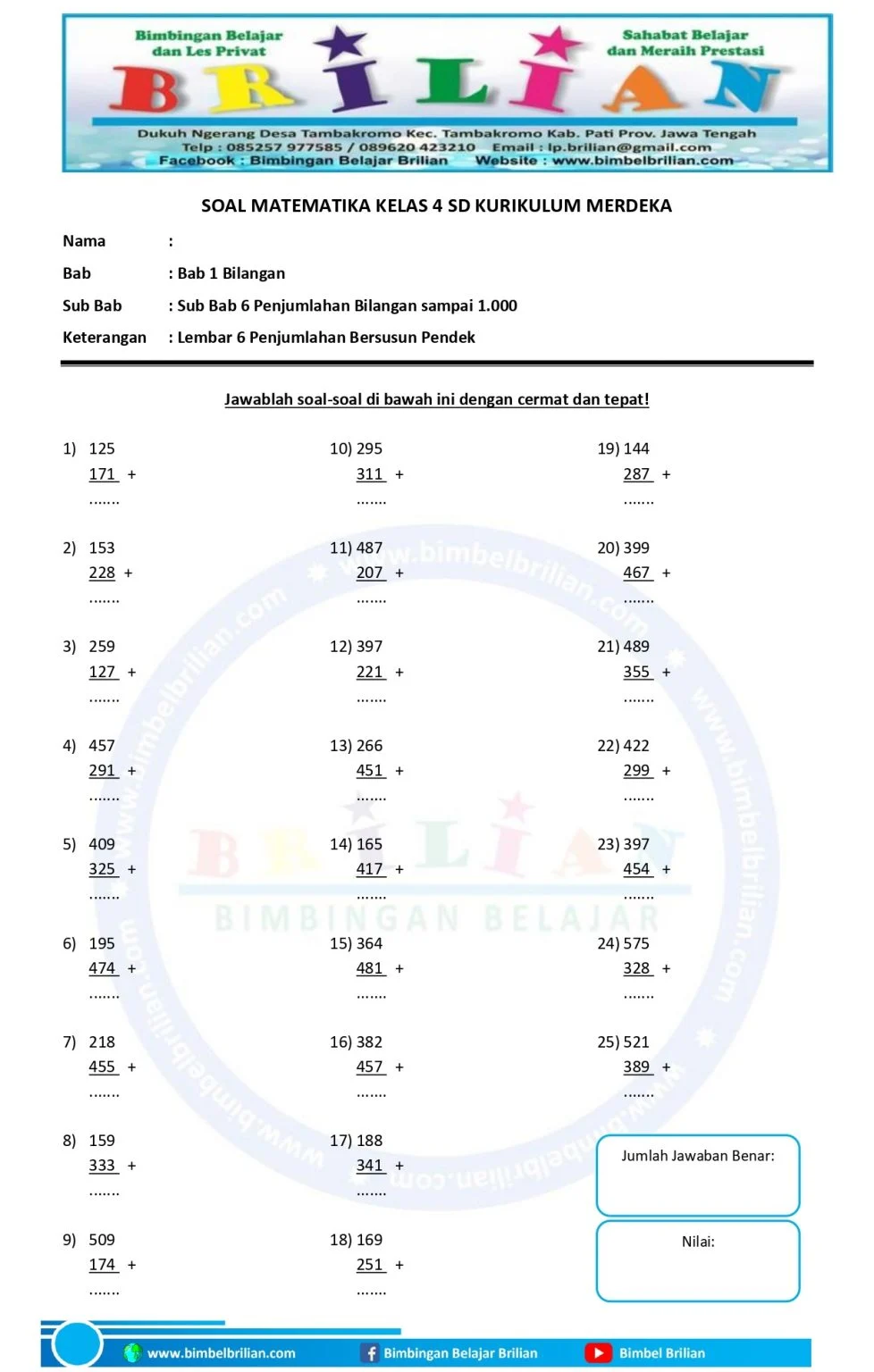 Rahasia Skor Sempurna dengan Latihan Soal Semester 1 Kelas 4 Bimble Terbaru