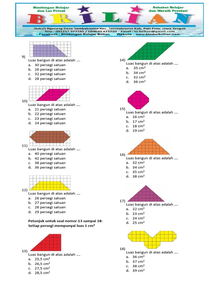 Ternyata Ini Rahasia Cepat Selesaikan Soal Sehari-hari Matematika Luas Kelas 4 Ternyata Ini Rahasia Cepat Selesaikan Soal Sehari-hari Matematika Luas Kelas 4